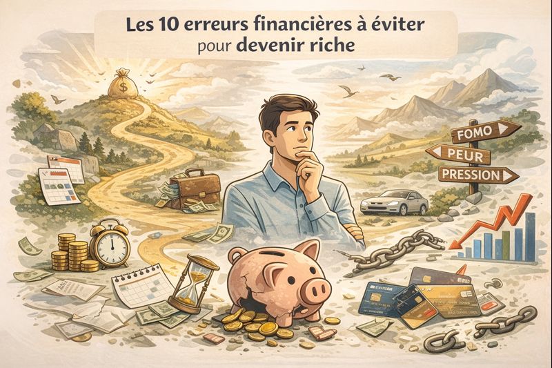 Les 10 erreurs financières à éviter pour devenir riche